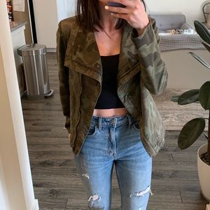 Anthropologie camo jacket